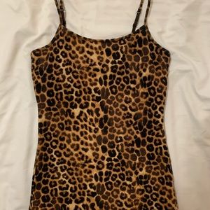 Leopard print camisole